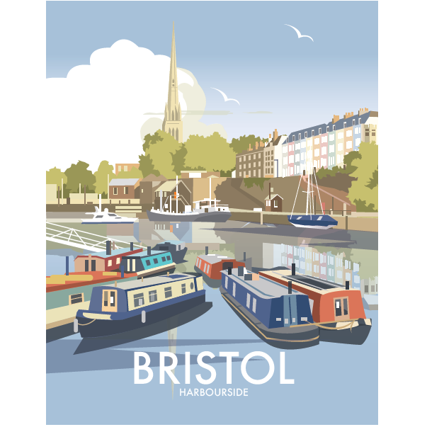 Bristol Harbourside Print Bristol Museums