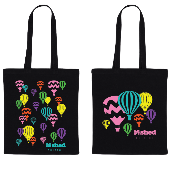 M shed Balloon Tote Bag