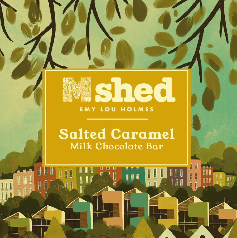 M shed Salted Caramel Milk Chocolate Bar