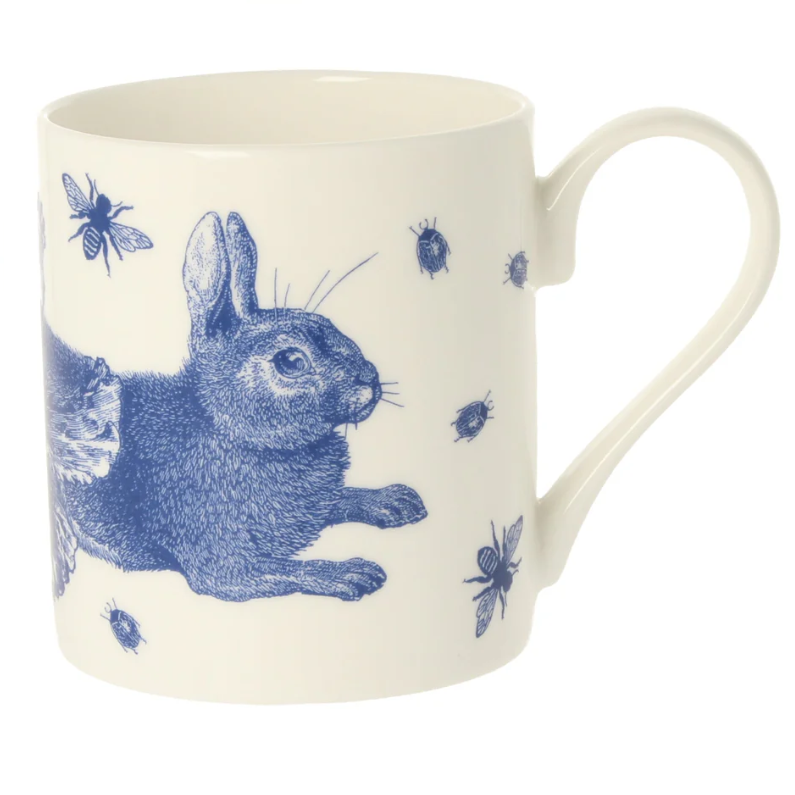 Rabbit and Cabbage Delft Blue Mug – Bristol Museums