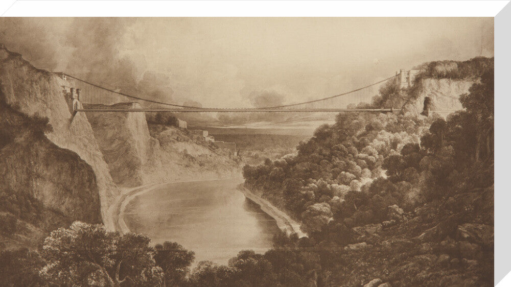 Bristol Plan, 1830: Brunel's 1st Design For Clifton Suspension Bridge