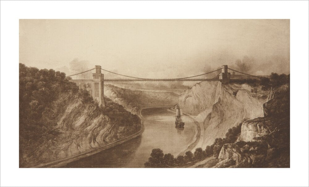 Bristol Plan, 1830: Brunel's 2nd Design for Clifton Suspension Bridge