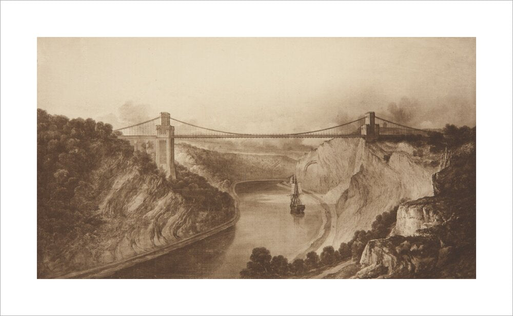 Bristol Plan, 1830: Brunel's 2nd Design for Clifton Suspension Bridge