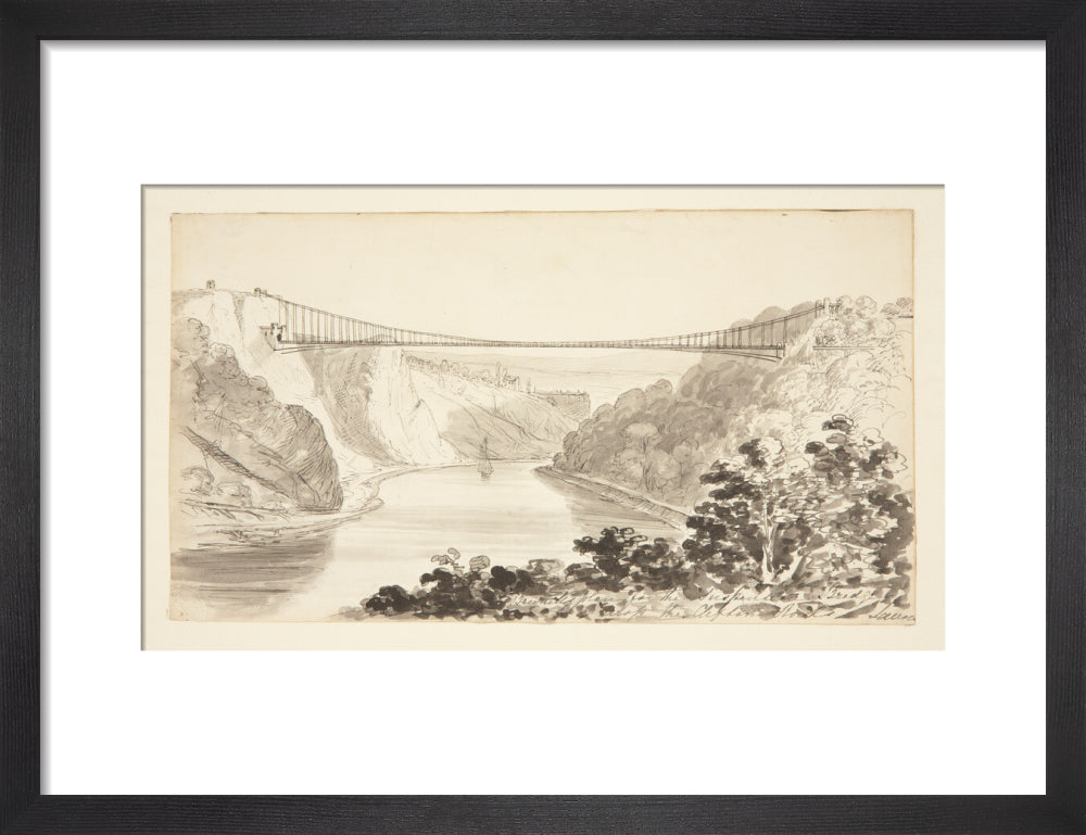 Bristol Plan, 1830: Brunel's Plan For the Suspension Bridge Over the Rocks at Clifton