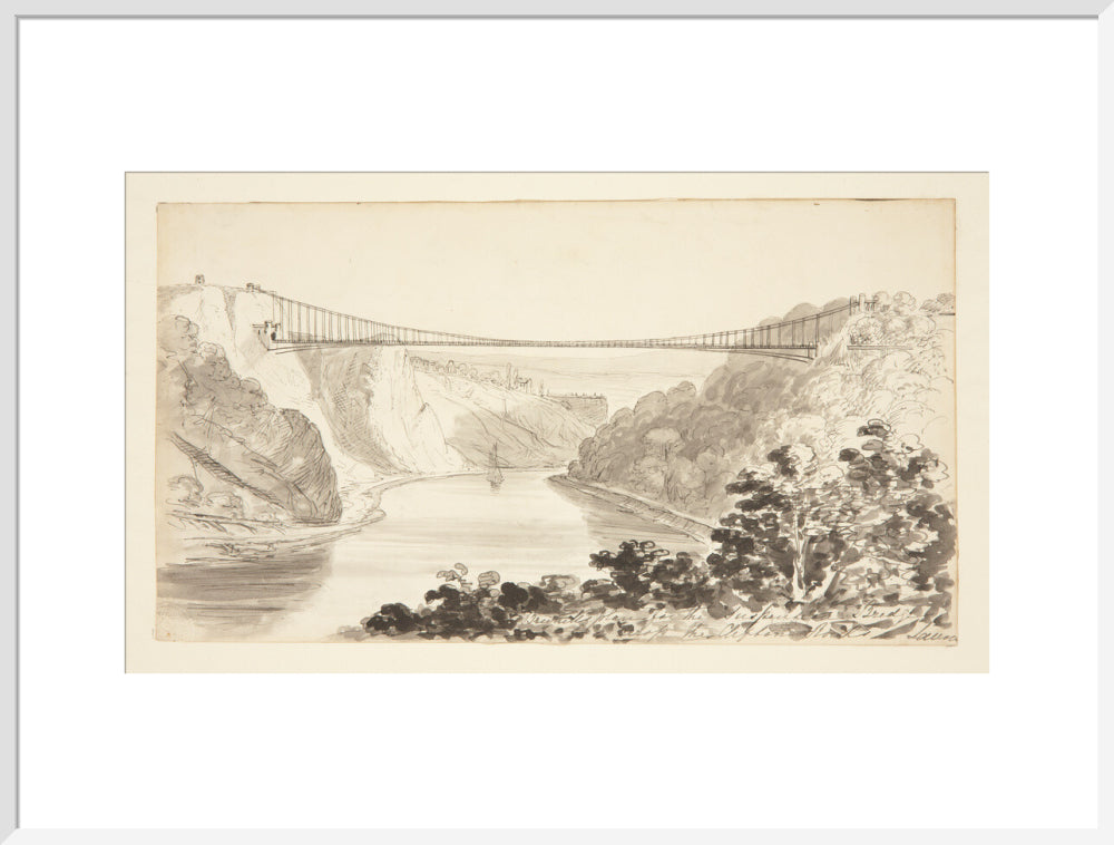 Bristol Plan, 1830: Brunel's Plan For the Suspension Bridge Over the Rocks at Clifton
