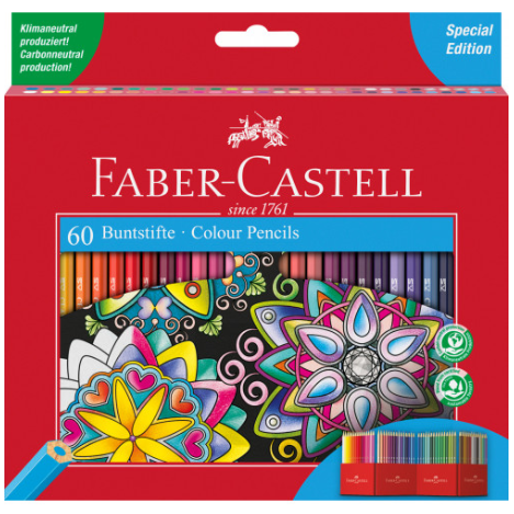 Faber-Castell Colour Pencils Box of 60