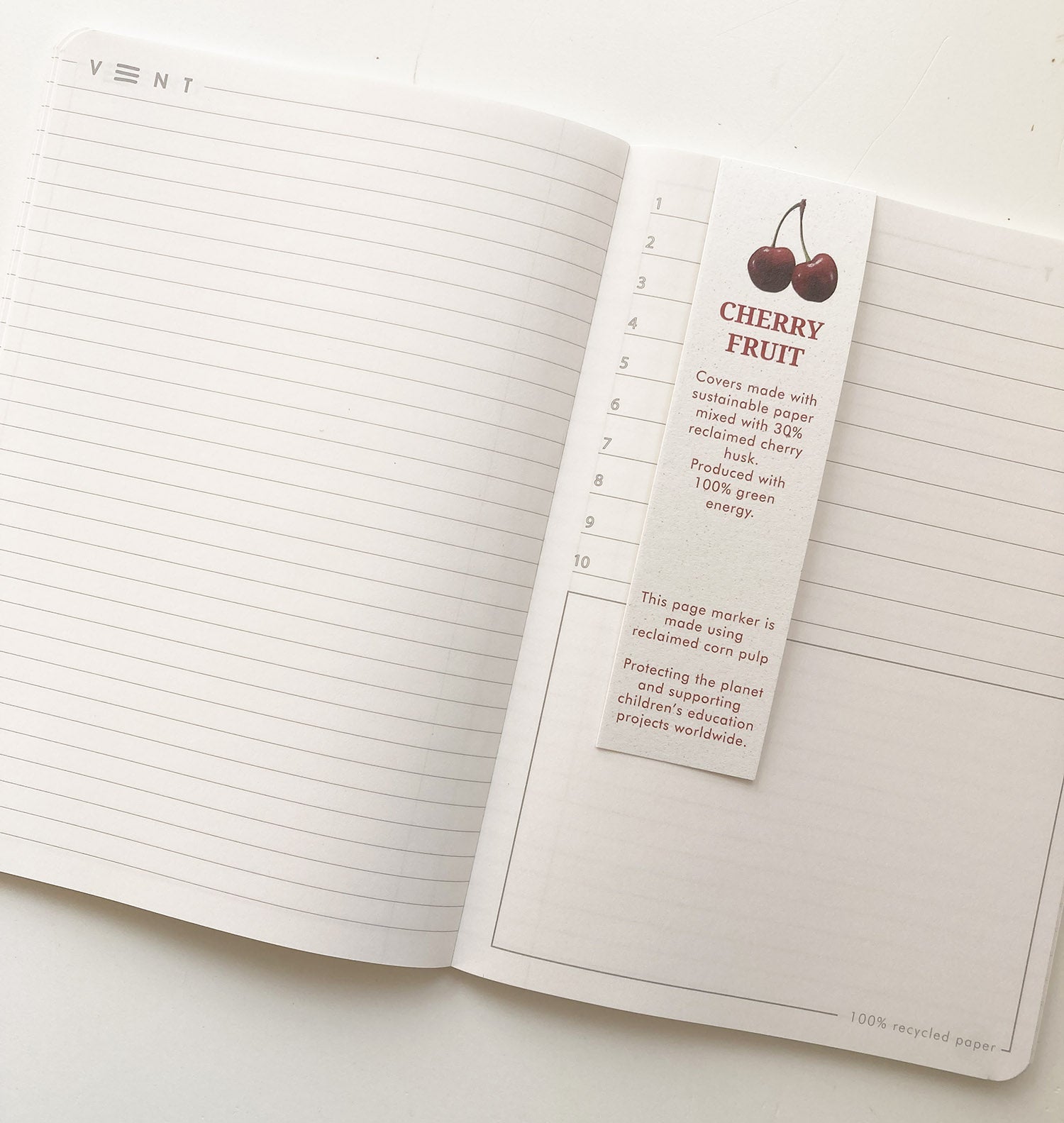 Recycled Sucseed A5 Notebook - Kiwi Fruit