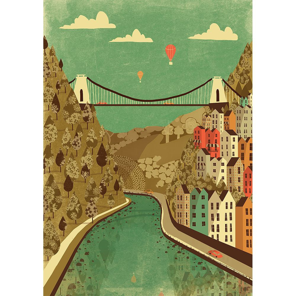 Print of Bristol Clifton Suspension Bridge