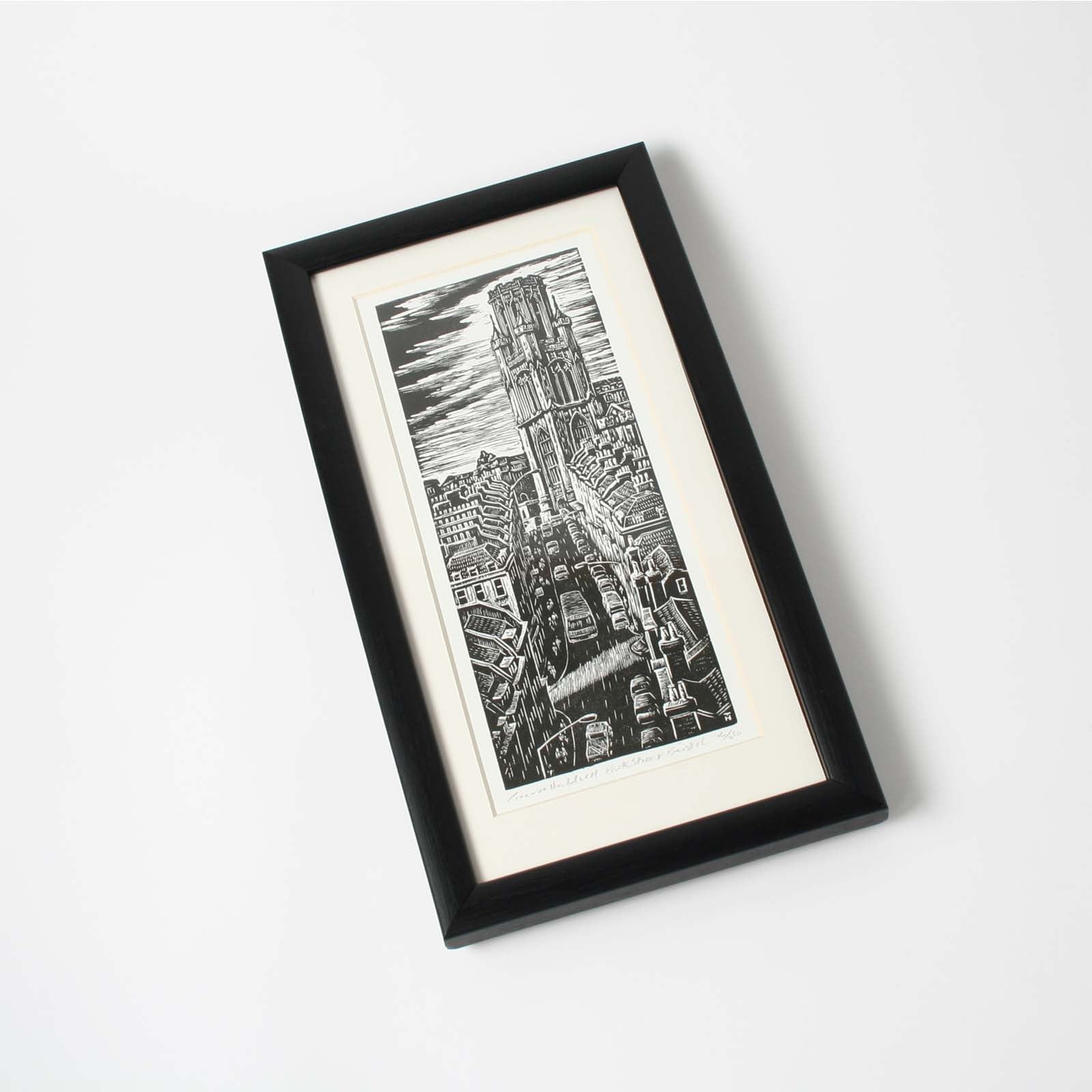 Park Street Small Framed Print by Trevor Haddrell