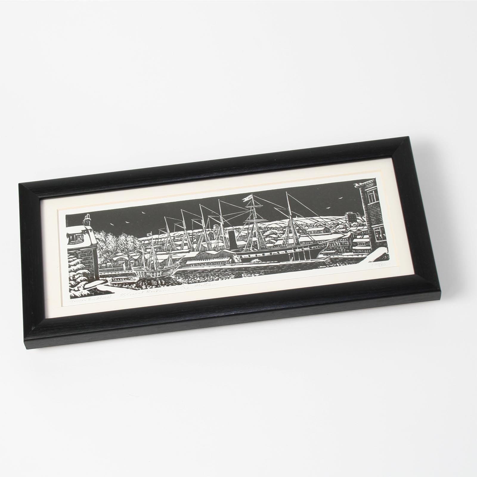 SS Great Britian Small Framed Print by Trevor Haddrell
