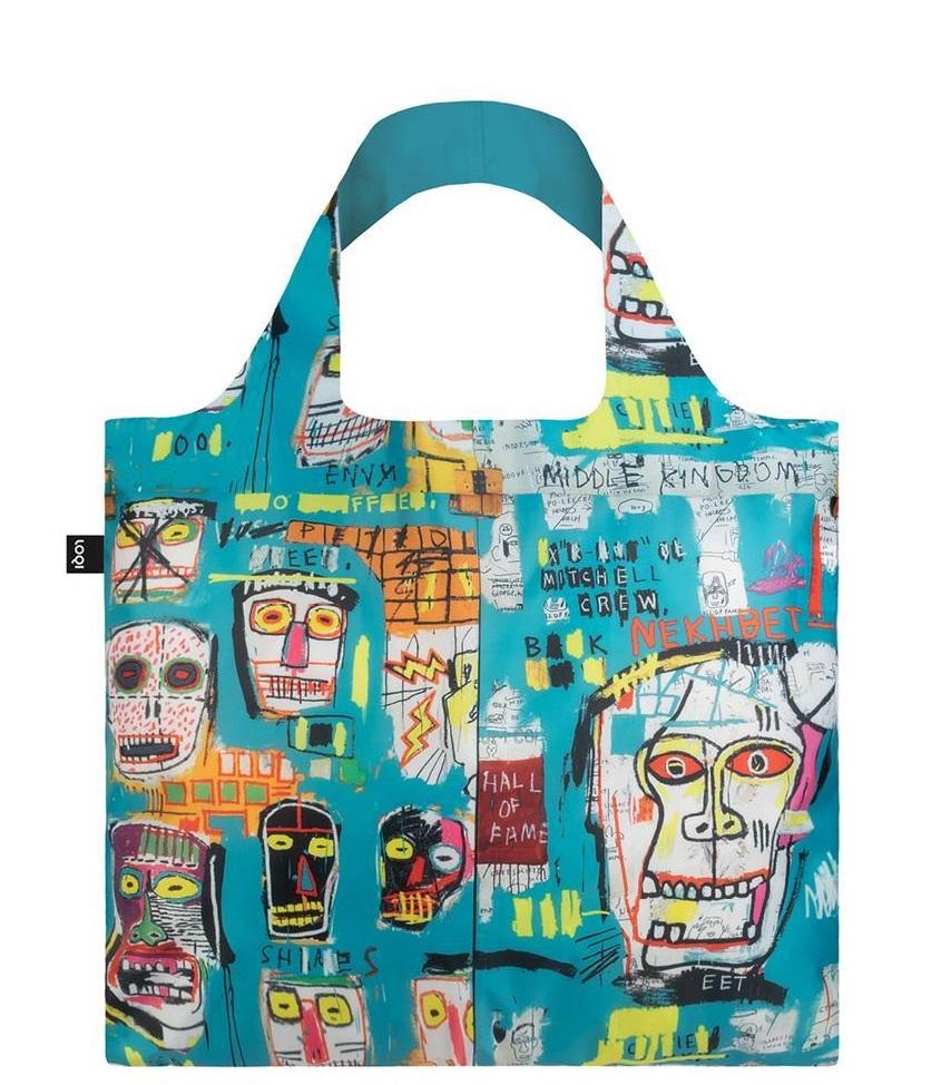 Basquiat Skulls Recycled Bag