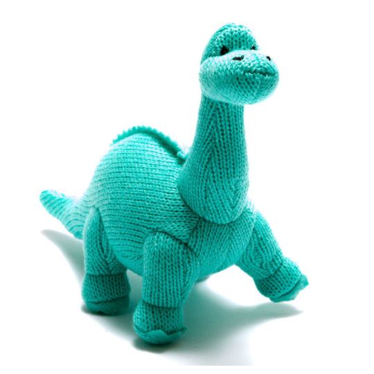 Blue Knitted Diplodocus - Various Sizes