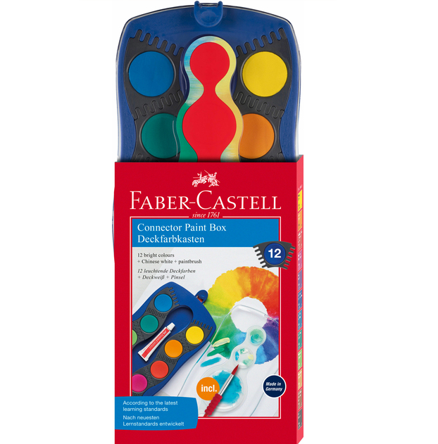 Faber-Castell 12 Colour Connector Paint Box