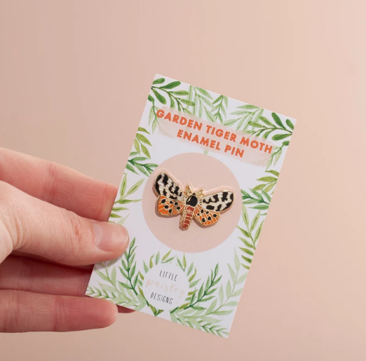 Garden Tiger Moth Pin Badge