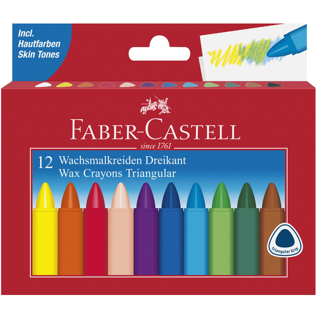 Faber-Castell  Jumbo Wax Crayons