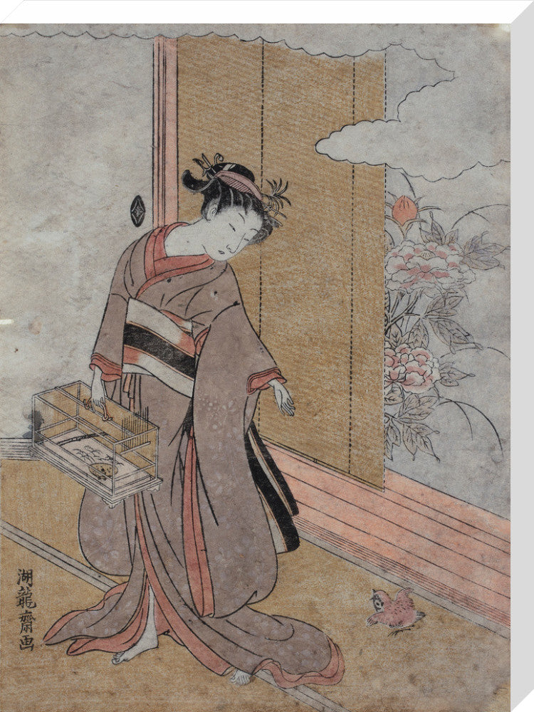 Woman and Sparrow