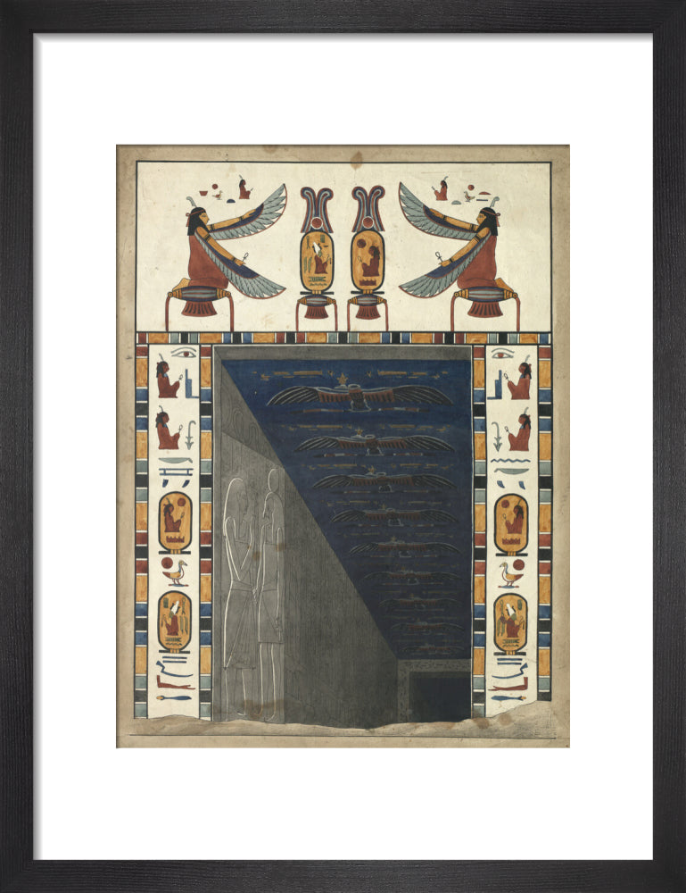Belzoni: Doorway to Sety I's tomb watercolour