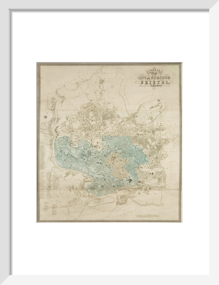 Ashmead's Bristol Map, 1882: Map of the City and Borough of Bristol