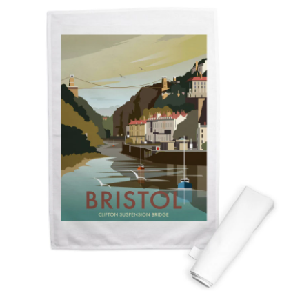 Bristol Clifton Suspension Bridge Tea Towel